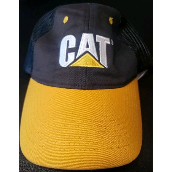 Cat Tools Machinery Hat Cap Adjustable Snapback Adult Mens Embroidered Logo - Picture 1 of 6